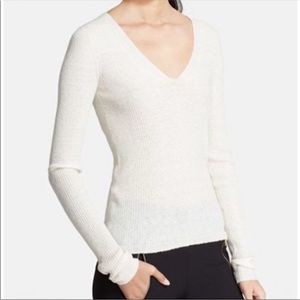 EUC Rag & Bone wool ribbed v neck xs